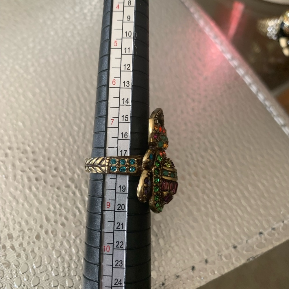 Heidi Daus Multicolor Beetle Ring - Picture 5 of 5